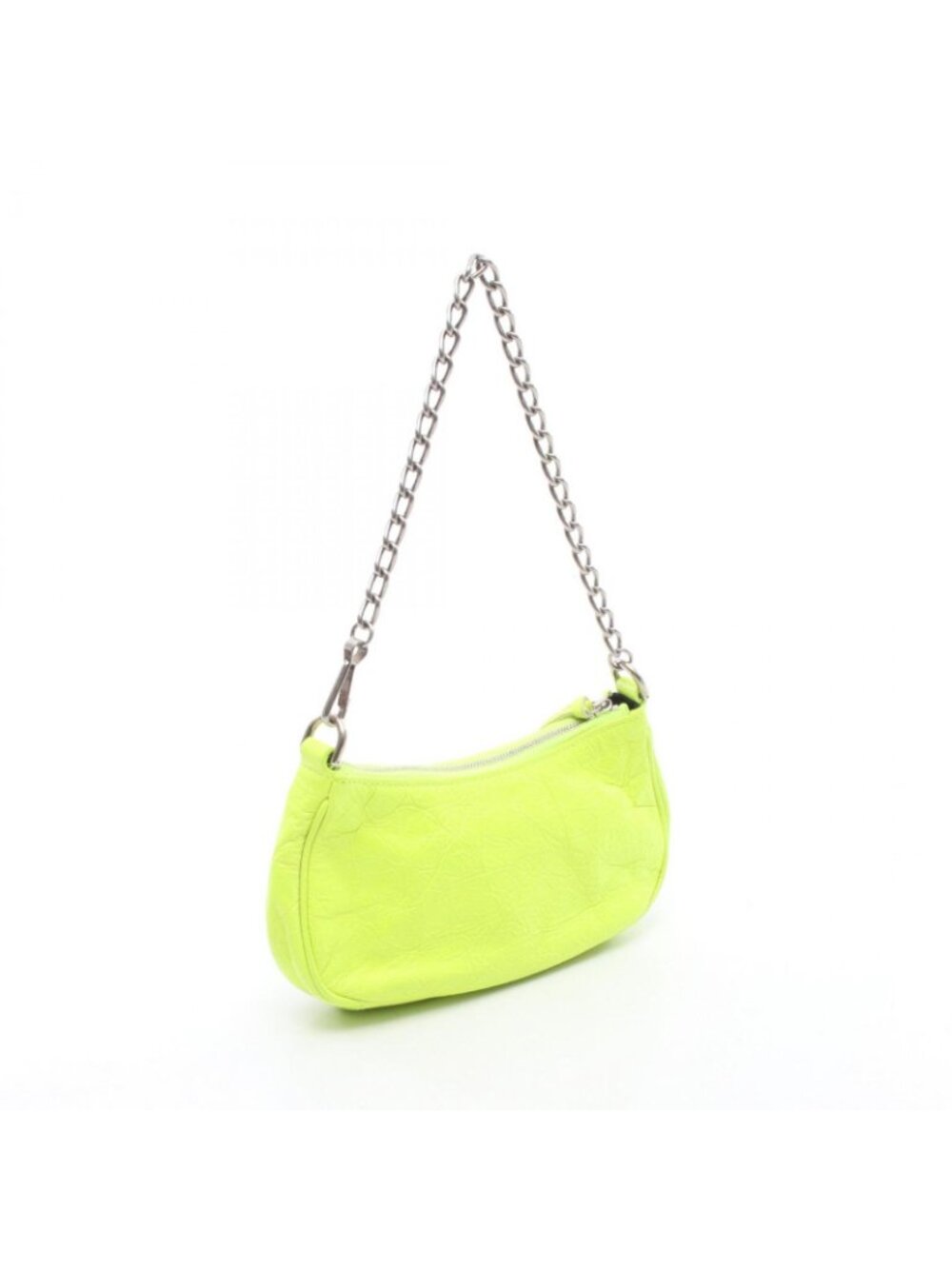 Balenciaga Handbag le Cagole Mini BB le Mini Neon Color 2-Way Yellow Leather - Picture 2 of 7